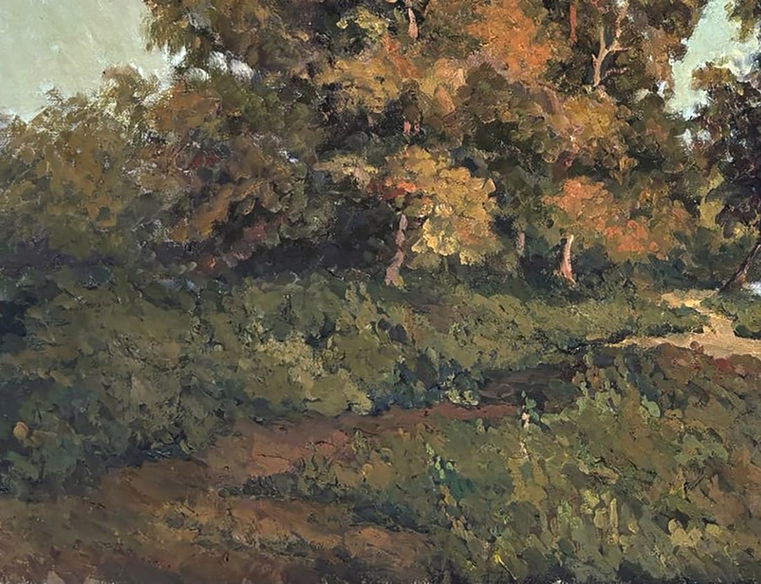 Oil painting Road by the River Ivan Kovalenko - 4