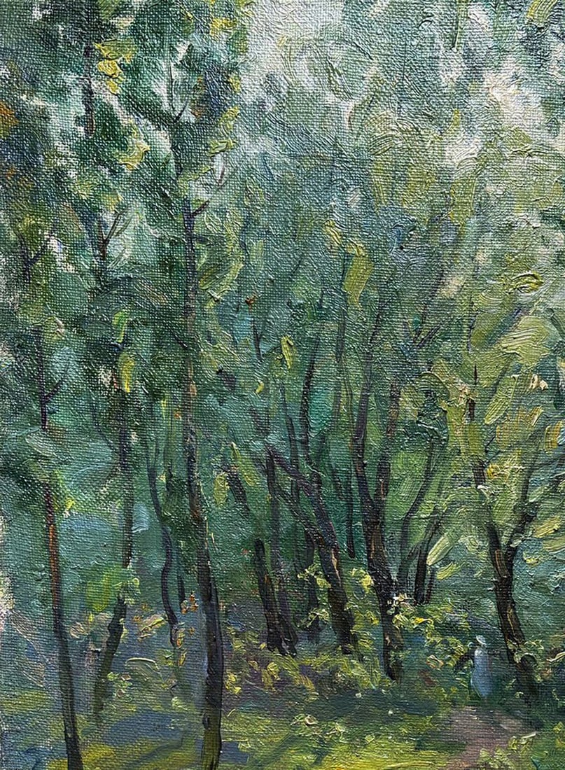 Oil painting Sunny Forest Ivan Kovalenko - 2