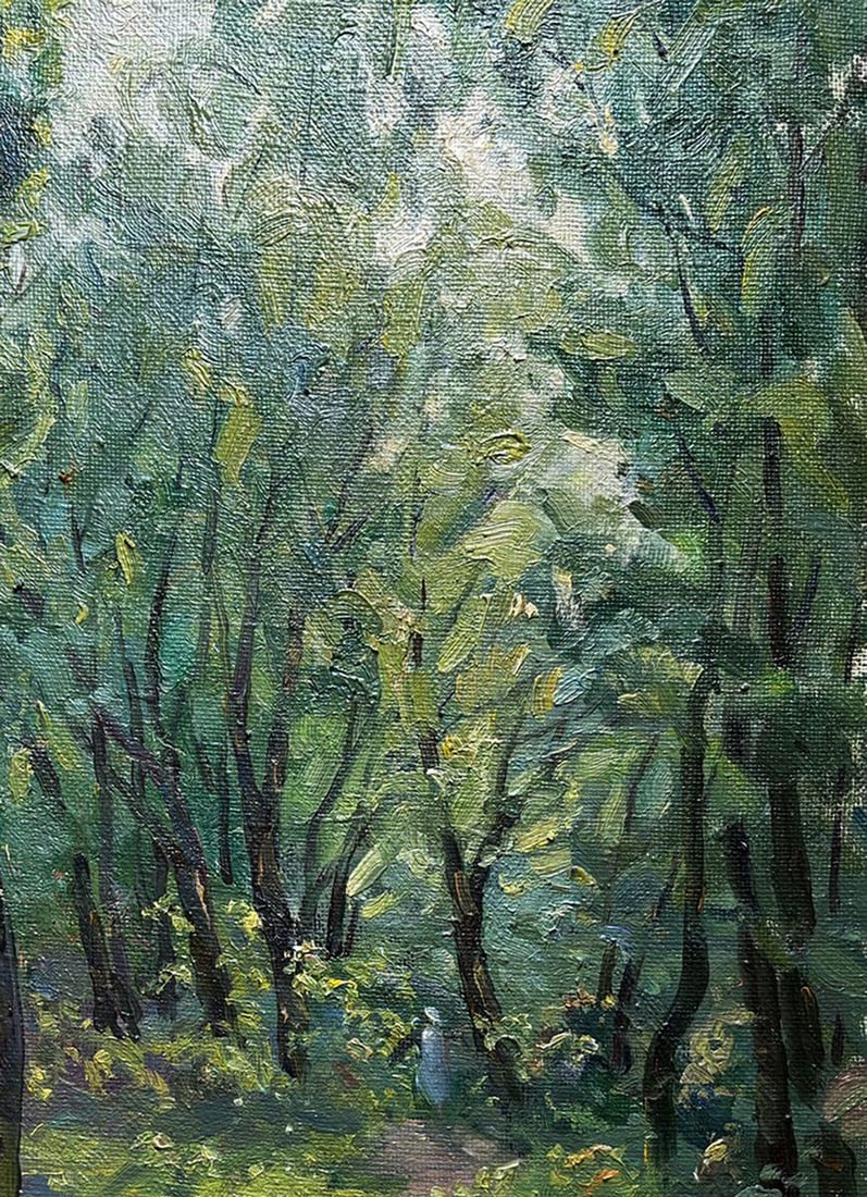 Oil painting Sunny Forest Ivan Kovalenko - 3