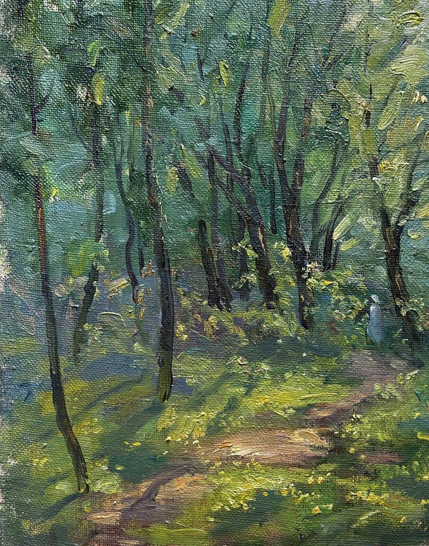 Oil painting Sunny Forest Ivan Kovalenko - 4