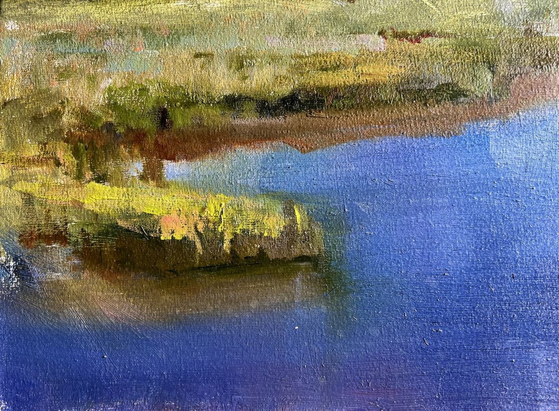 Oil painting Bright sunny summer day Tatyana Derdey - 9