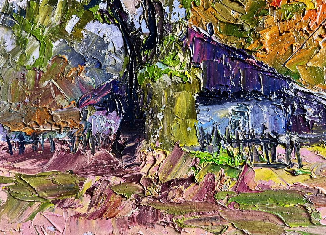 Oil painting September day Boris Serdyuk - 8