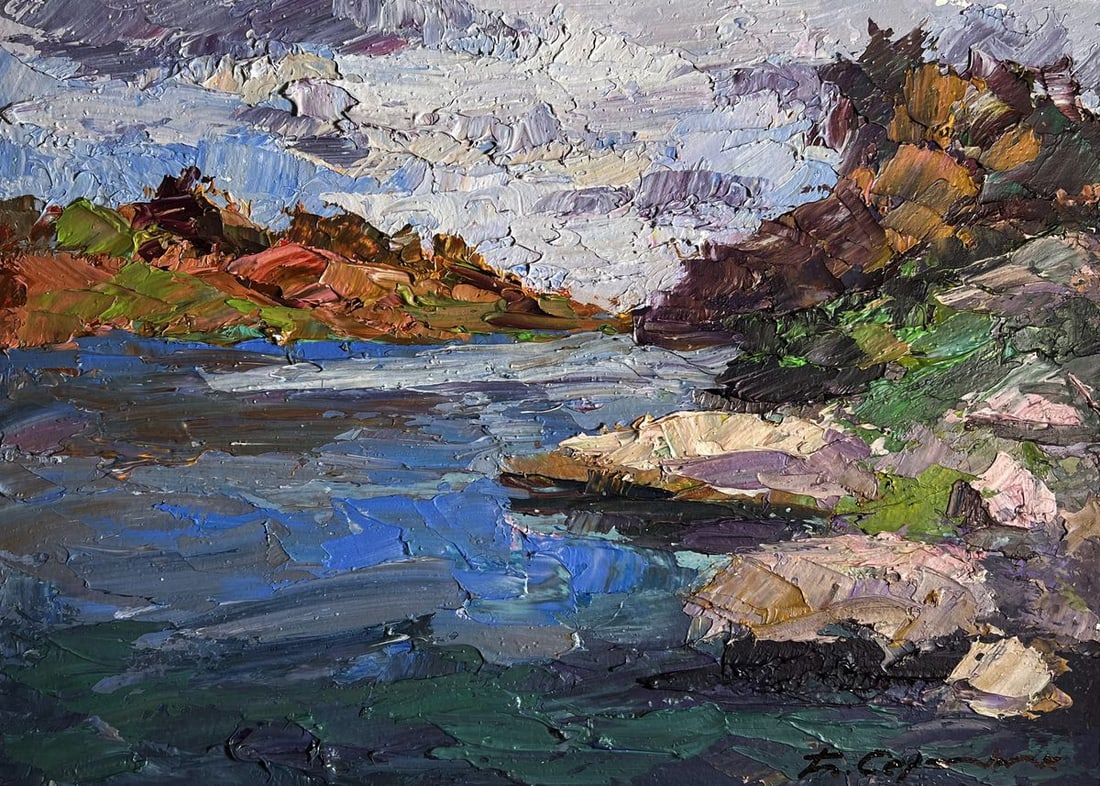 Oil painting Stone Coast Boris Serdyuk - 3