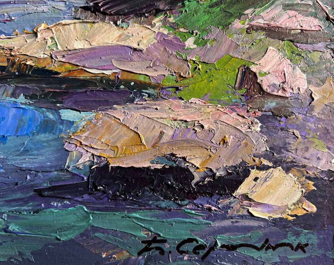 Oil painting Stone Coast Boris Serdyuk - 9