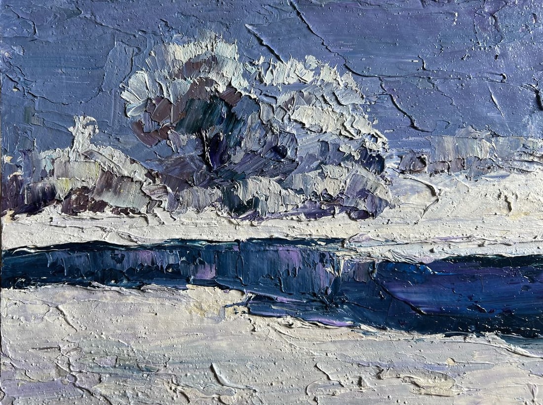 Oil painting Winter crystal Boris Serdyuk - 4