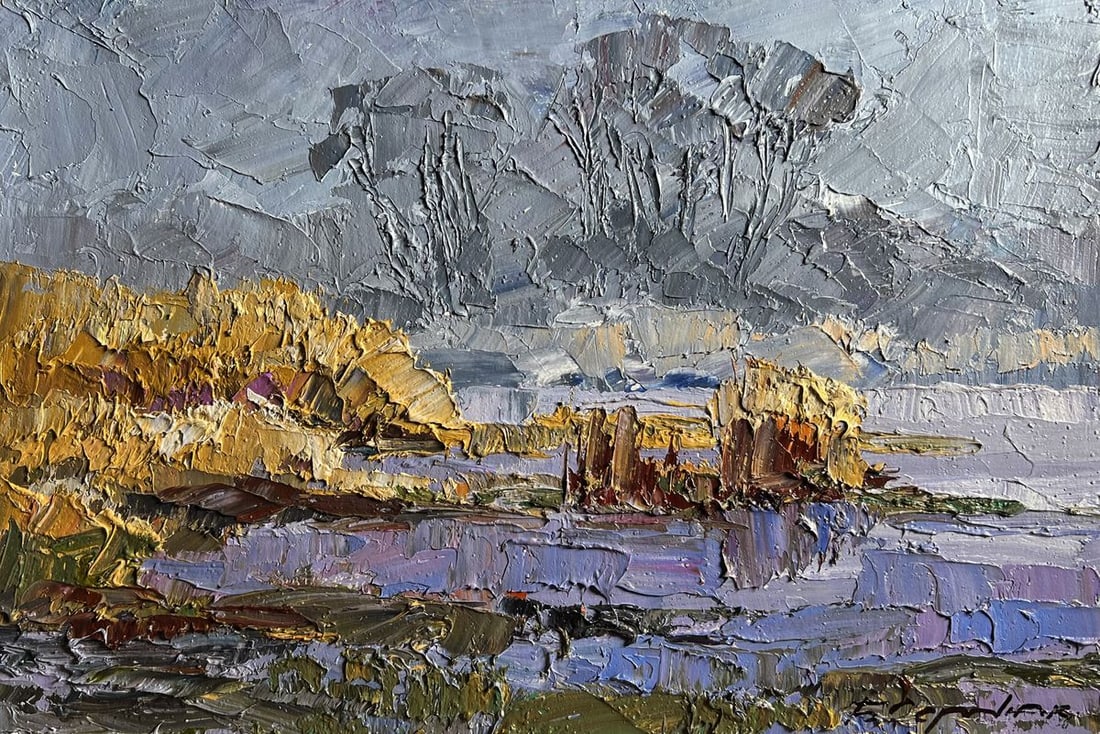 Oil painting Morning frosts Boris Serdyuk - 3