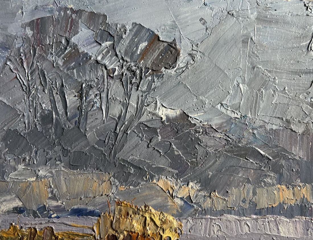 Oil painting Morning frosts Boris Serdyuk - 6