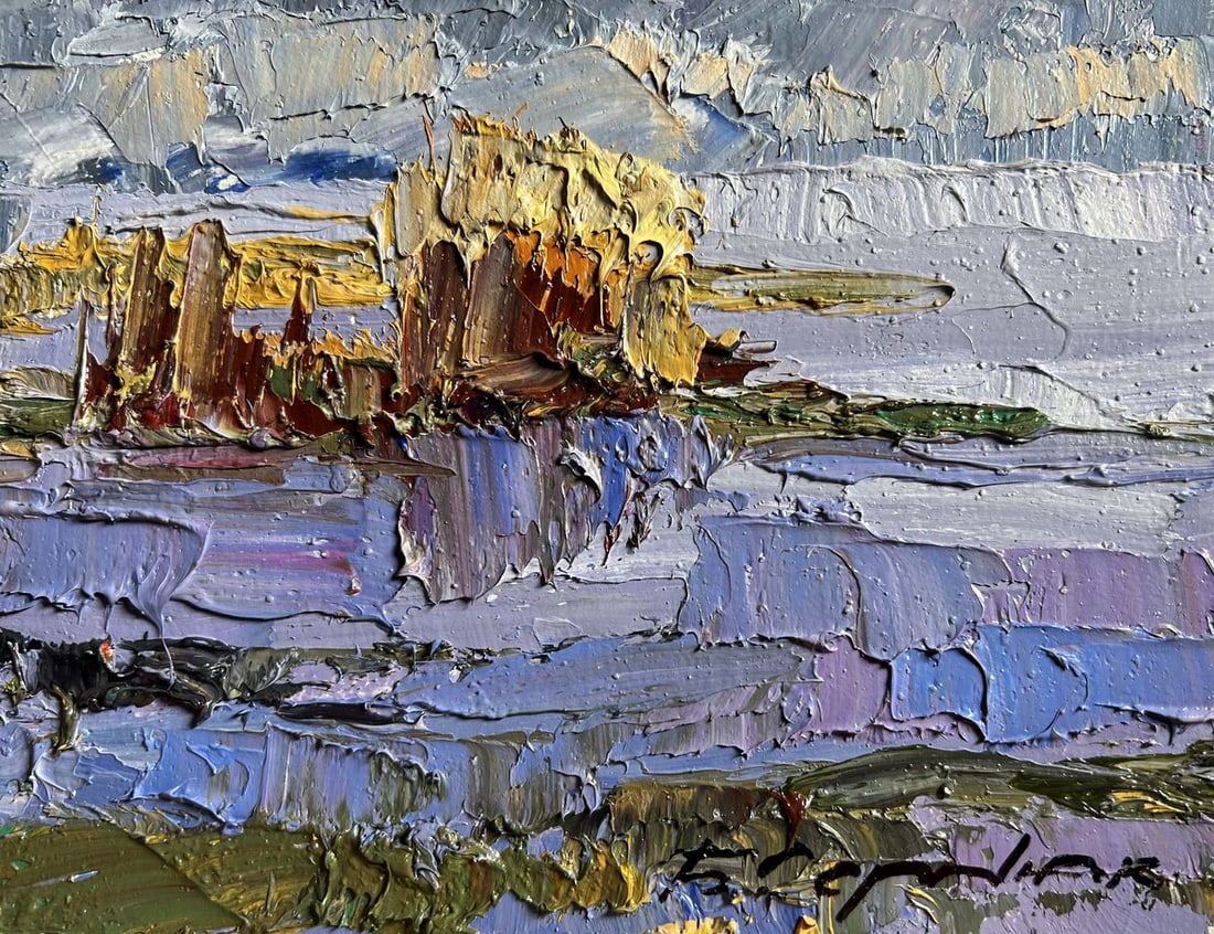 Oil painting Morning frosts Boris Serdyuk - 7