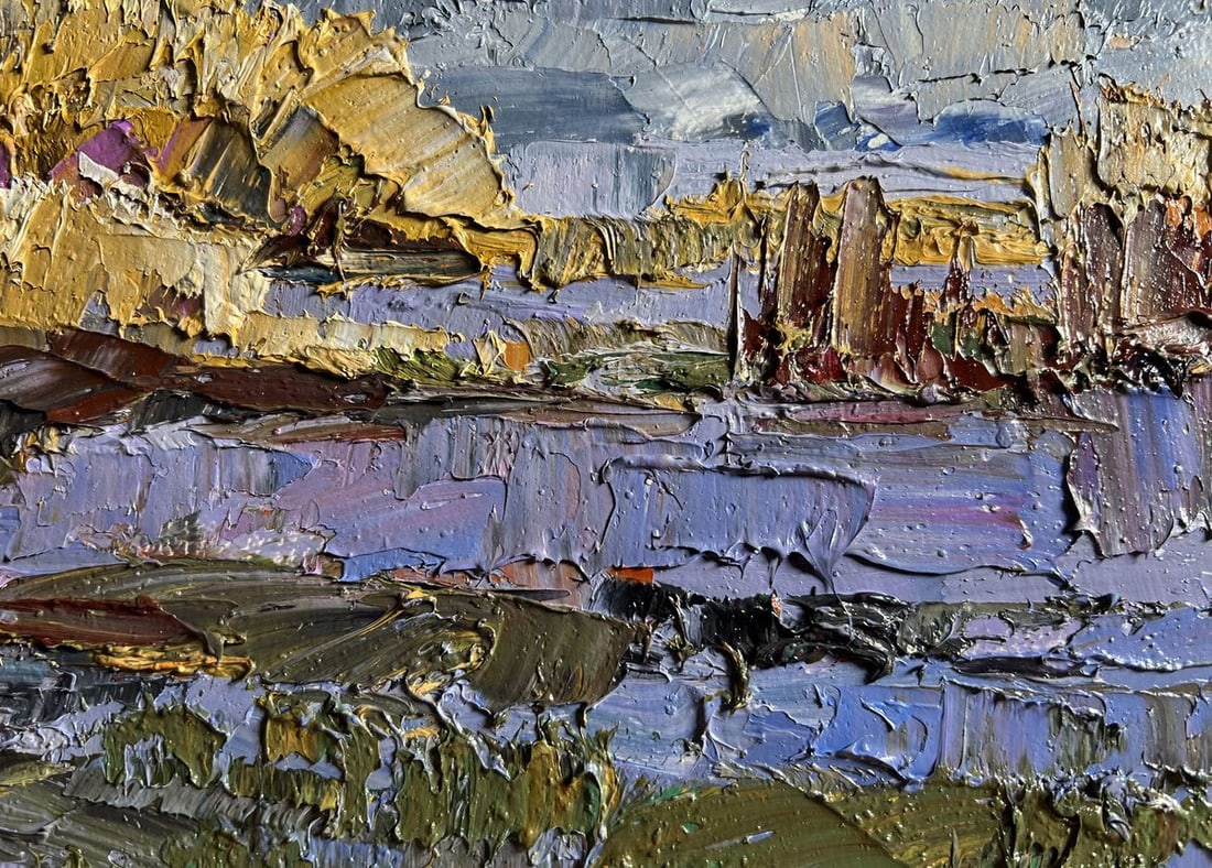 Oil painting Morning frosts Boris Serdyuk - 8