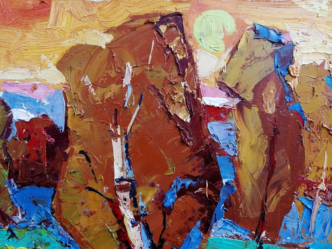 Oil painting Evening sunset Kalenyuk Alex - 3