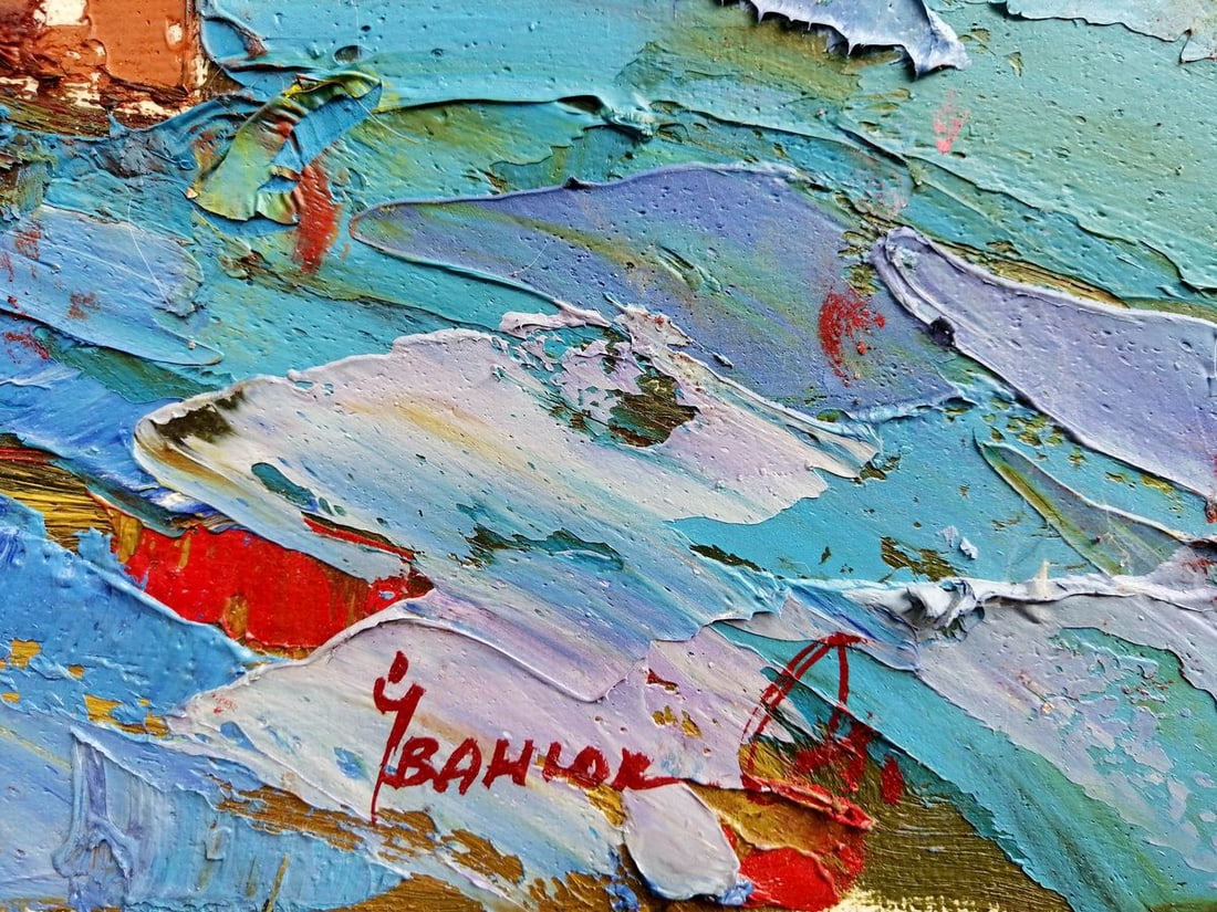 Oil painting Evening sunset Kalenyuk Alex - 8