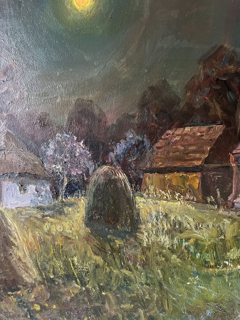 Oil painting Moonlit night V. Mishurovsky - 5