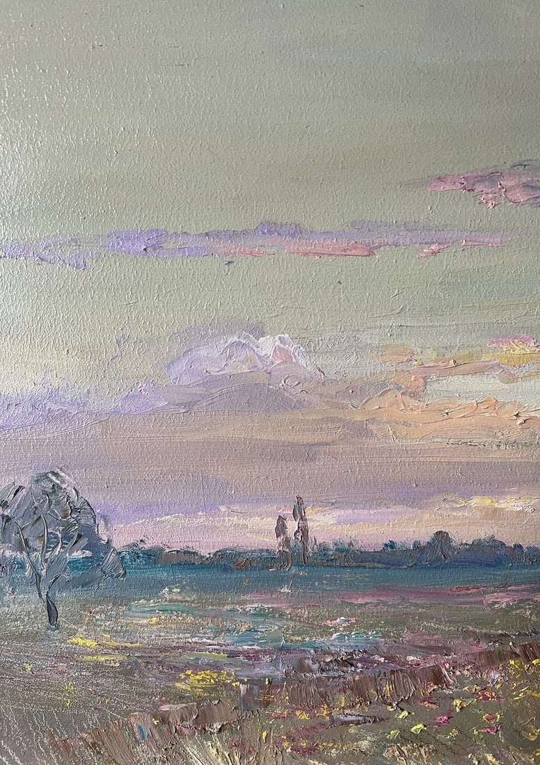 Oil painting Spaces of fields V. Mishurovsky - 2