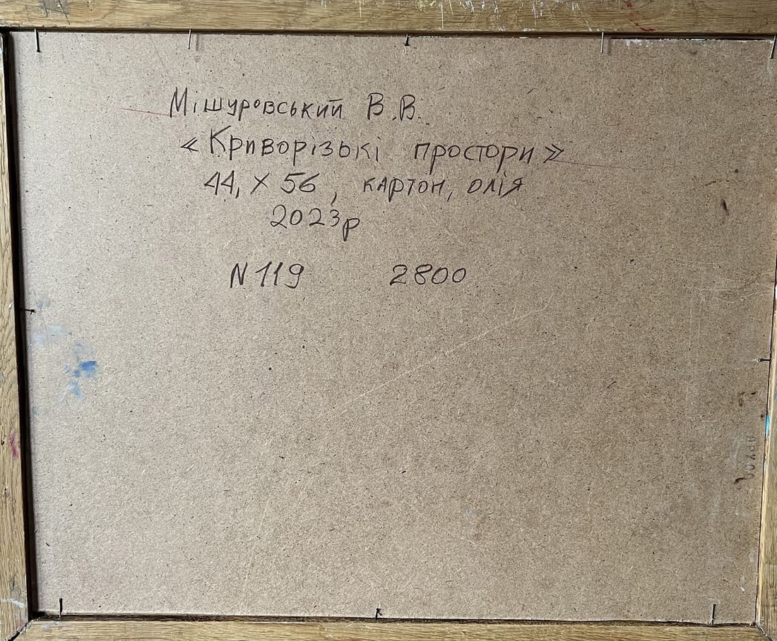 Oil painting Spaces of fields V. Mishurovsky - 8