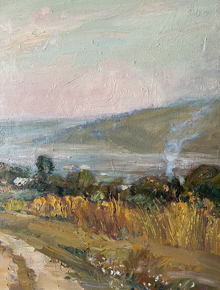 Oil painting Autumn evening on the road V. Mishurovsky - 10