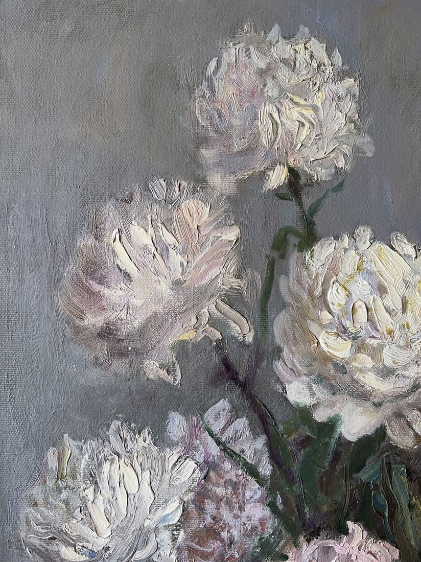 Oil painting Chrysanthemums V. Mishurovsky - 2