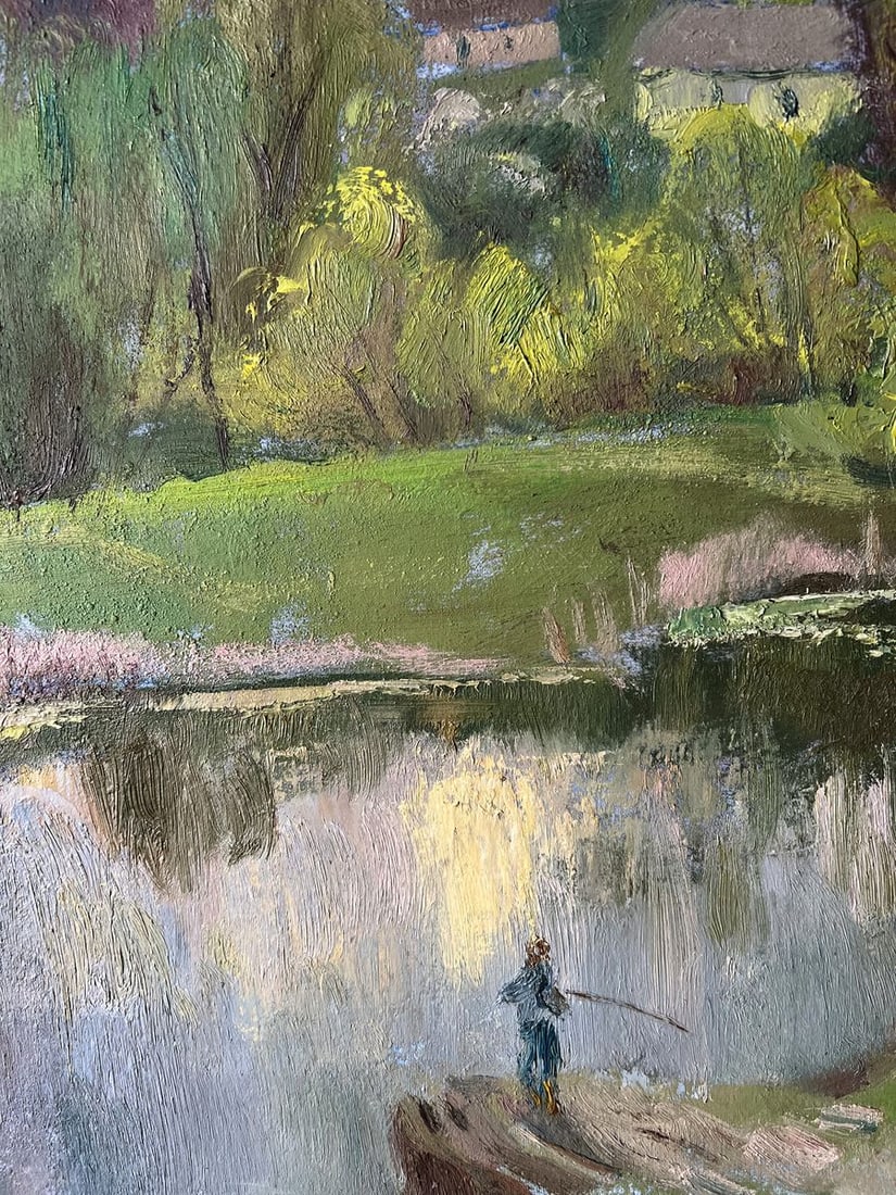 Oil painting May evening V. Mishurovsky - 7