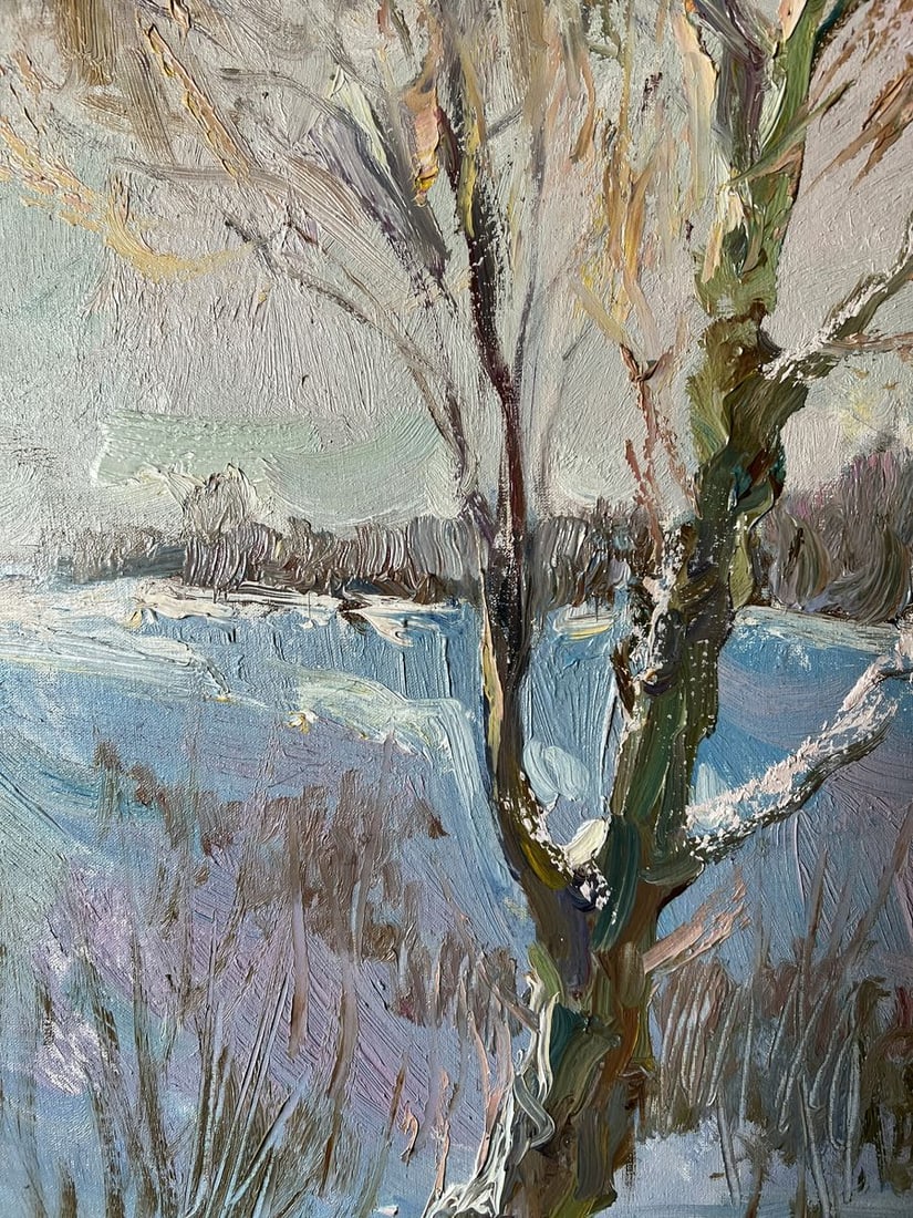 Oil painting Sunny January V. Mishurovsky - 2