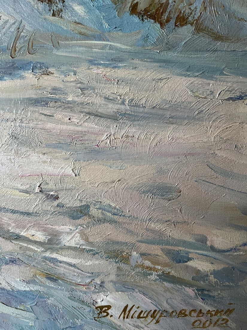 Oil painting Sunny January V. Mishurovsky - 7