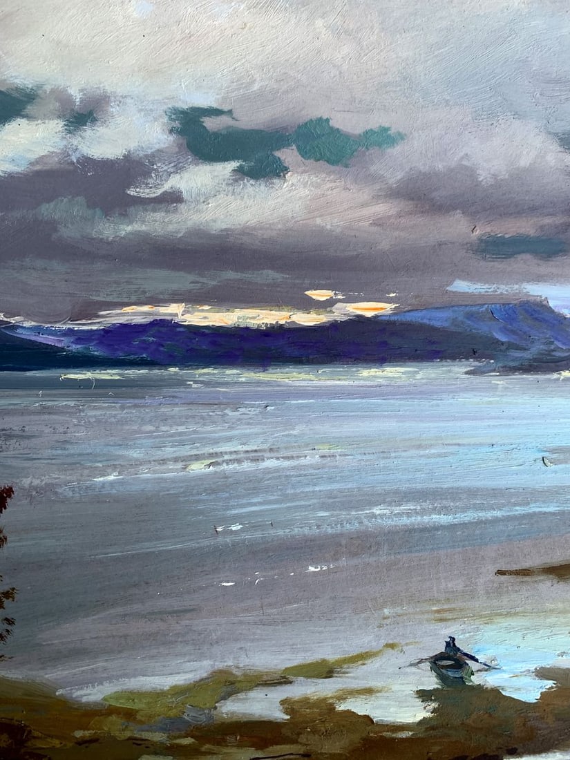 Oil painting The river washes the mountains Yuriy Suprunchuk - 7