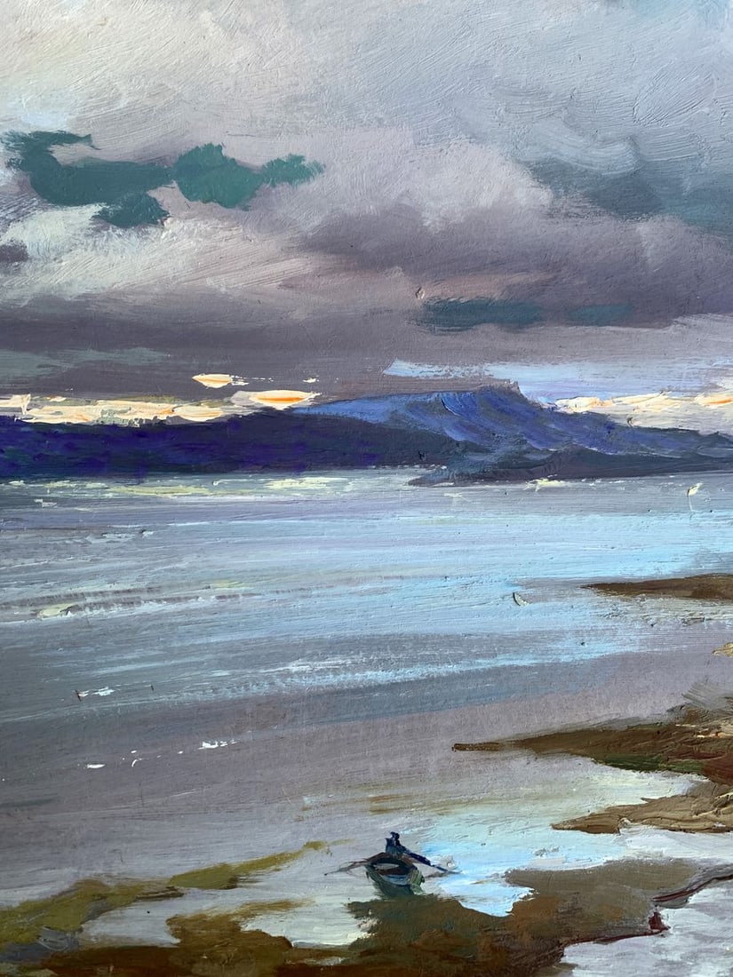 Oil painting The river washes the mountains Yuriy Suprunchuk - 8