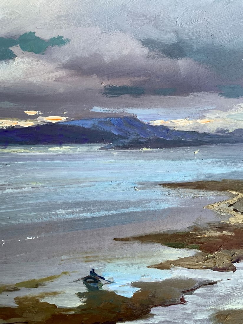 Oil painting The river washes the mountains Yuriy Suprunchuk - 9