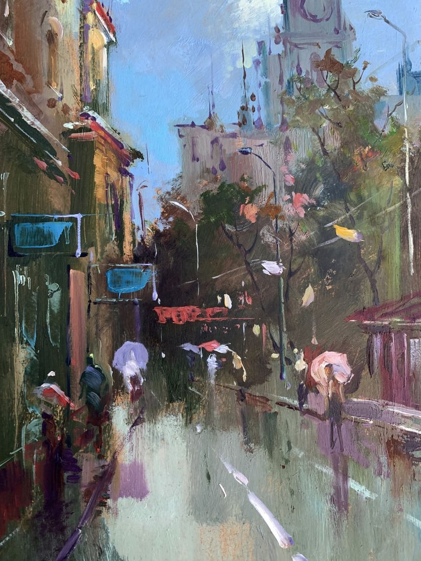 Oil painting City bustle Yuriy Suprunchuk - 10