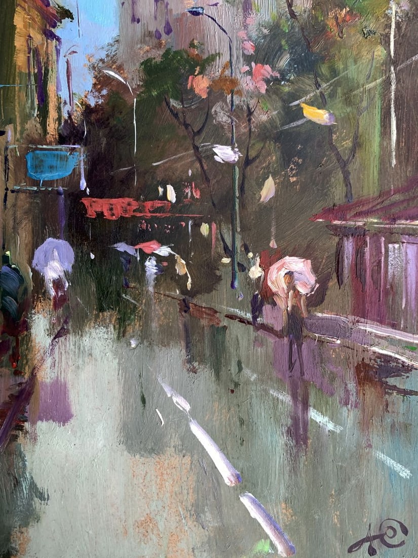 Oil painting City bustle Yuriy Suprunchuk - 11