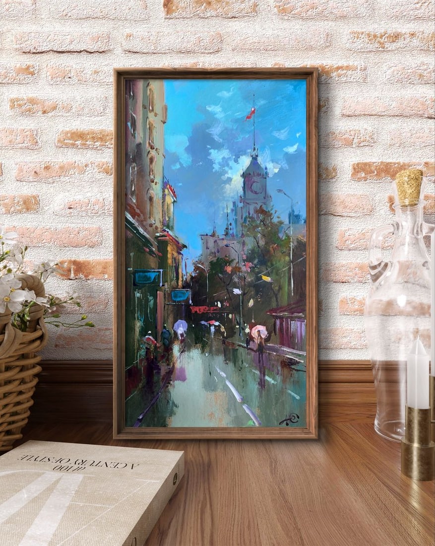 Oil painting City bustle Yuriy Suprunchuk - 3