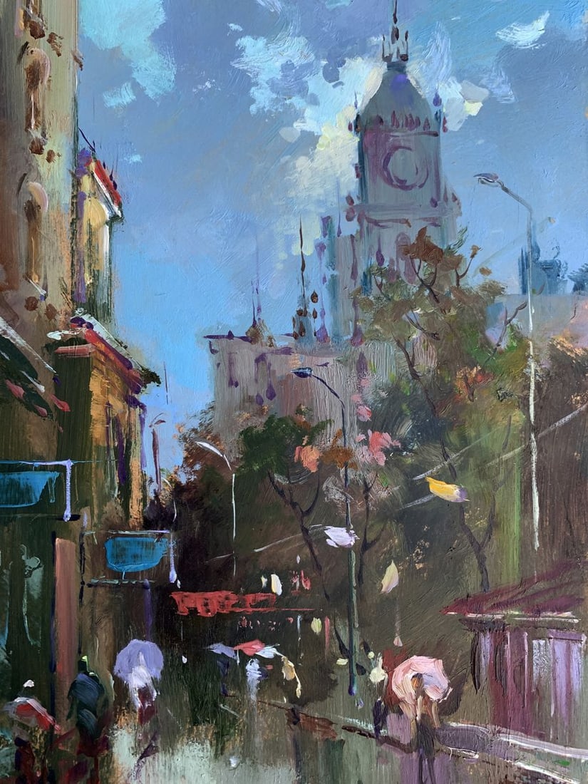 Oil painting City bustle Yuriy Suprunchuk - 9