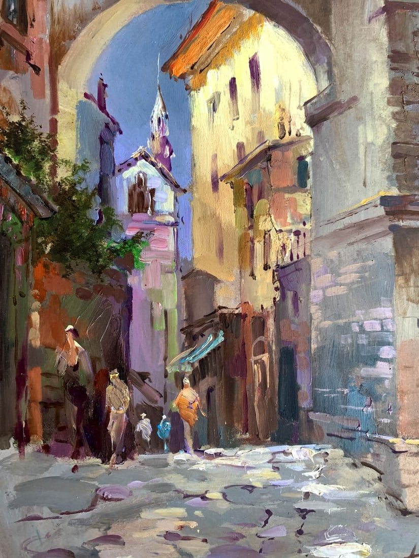 Oil painting Old streets of the city Yuriy Suprunchuk - 10