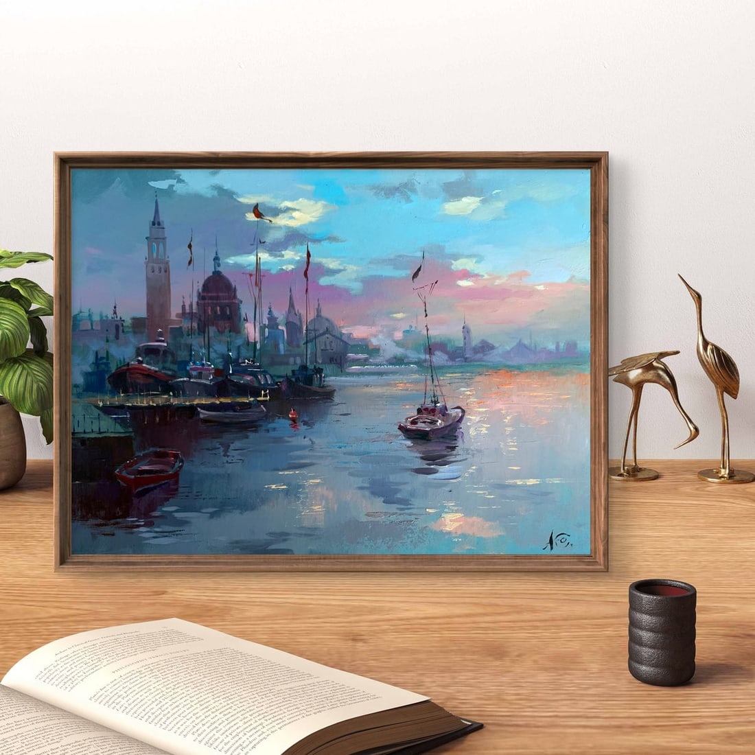 Oil painting Romantic sailing Yuriy Suprunchuk - 2