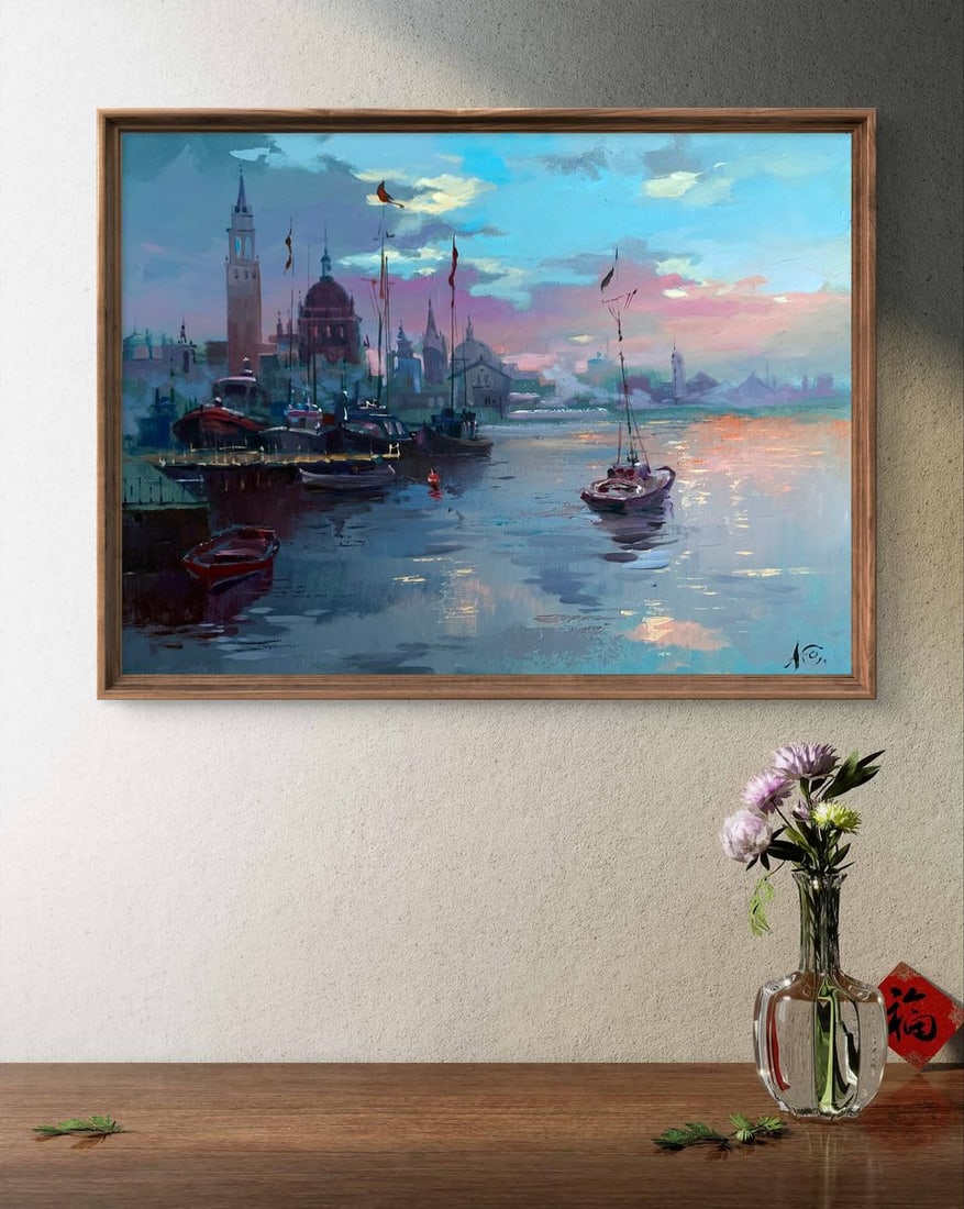 Oil painting Romantic sailing Yuriy Suprunchuk - 3