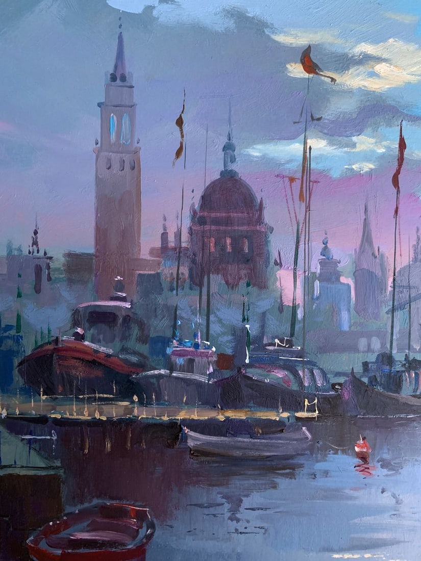 Oil painting Romantic sailing Yuriy Suprunchuk - 4