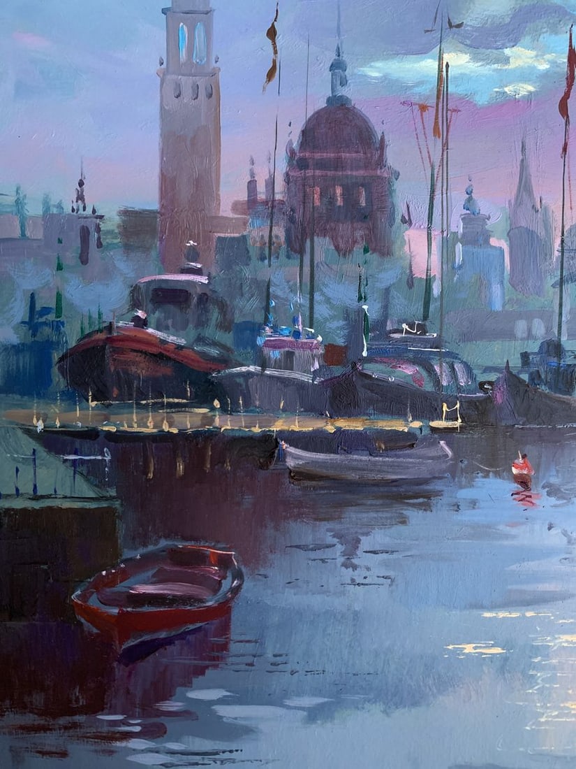 Oil painting Romantic sailing Yuriy Suprunchuk - 5