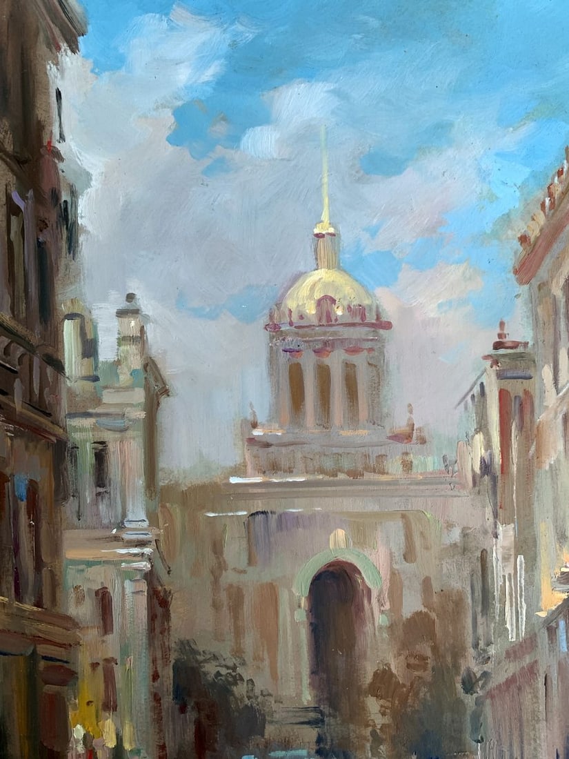 Oil painting City Hall Yuriy Suprunchuk - 4