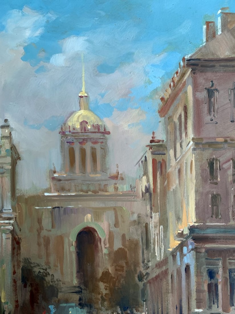 Oil painting City Hall Yuriy Suprunchuk - 5