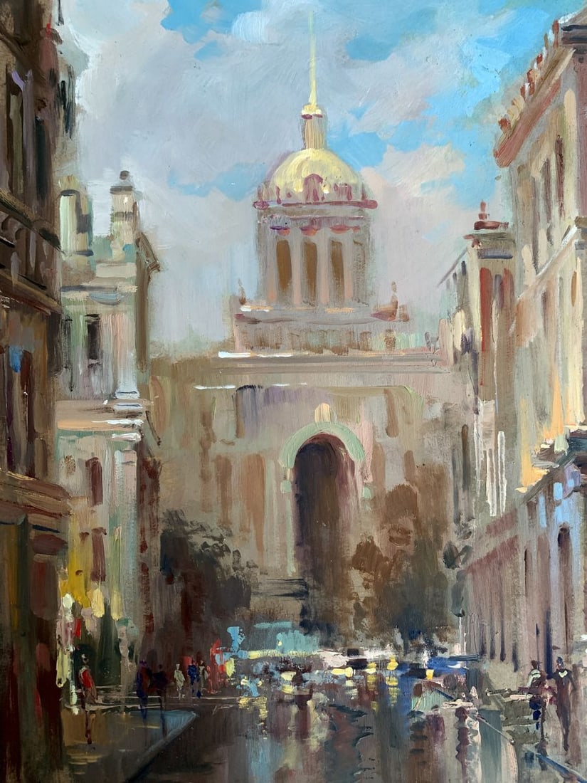 Oil painting City Hall Yuriy Suprunchuk - 6