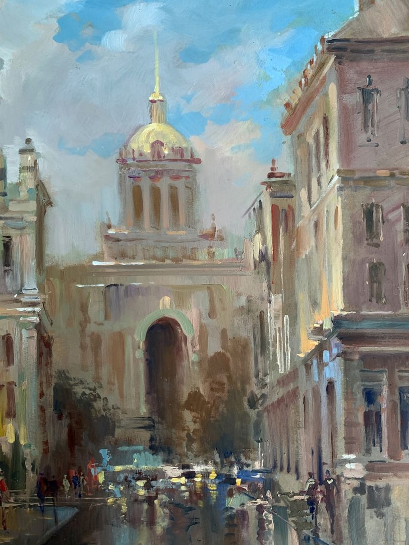 Oil painting City Hall Yuriy Suprunchuk - 7