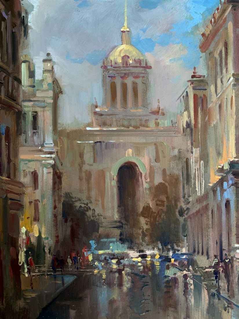 Oil painting City Hall Yuriy Suprunchuk - 8