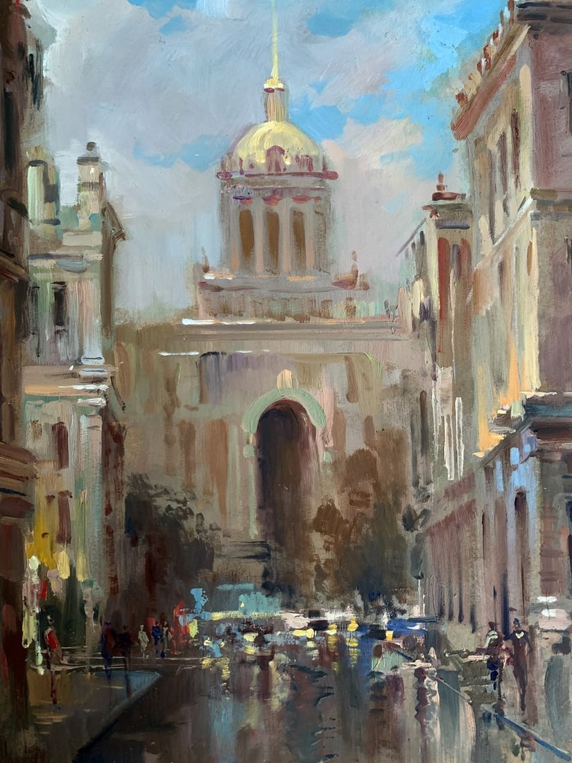 Oil painting City Hall Yuriy Suprunchuk - 9