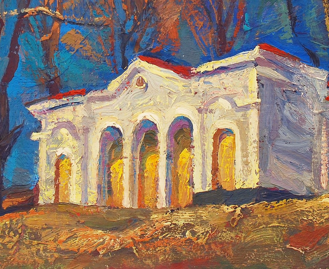 Oil painting Basic motive Egor Shvachunov - 6