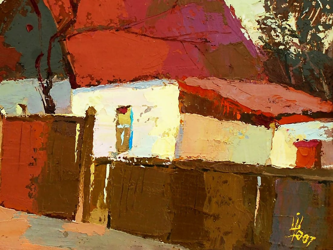 Oil painting Warm March Egor Shvachunov - 5