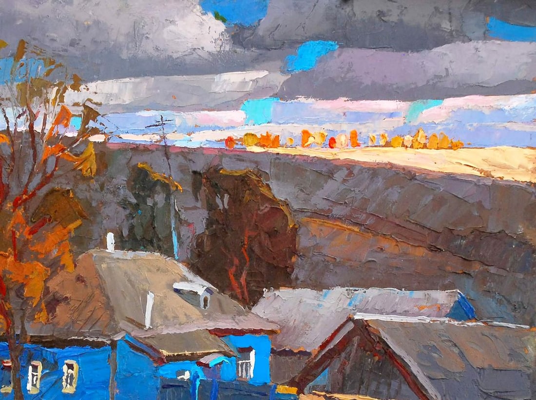 Oil painting The last ray Egor Shvachunov - 3