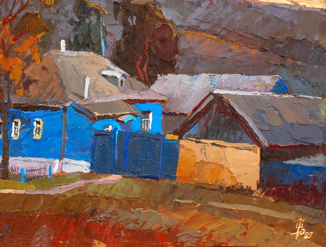 Oil painting The last ray Egor Shvachunov - 5