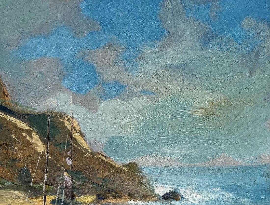 Oil painting Sunny day at sea Yuriy Suprunchuk - 4