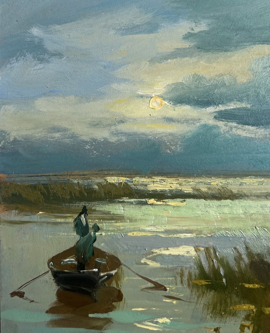 Oil painting Seeing off the sunset Yuriy Suprunchuk - 5
