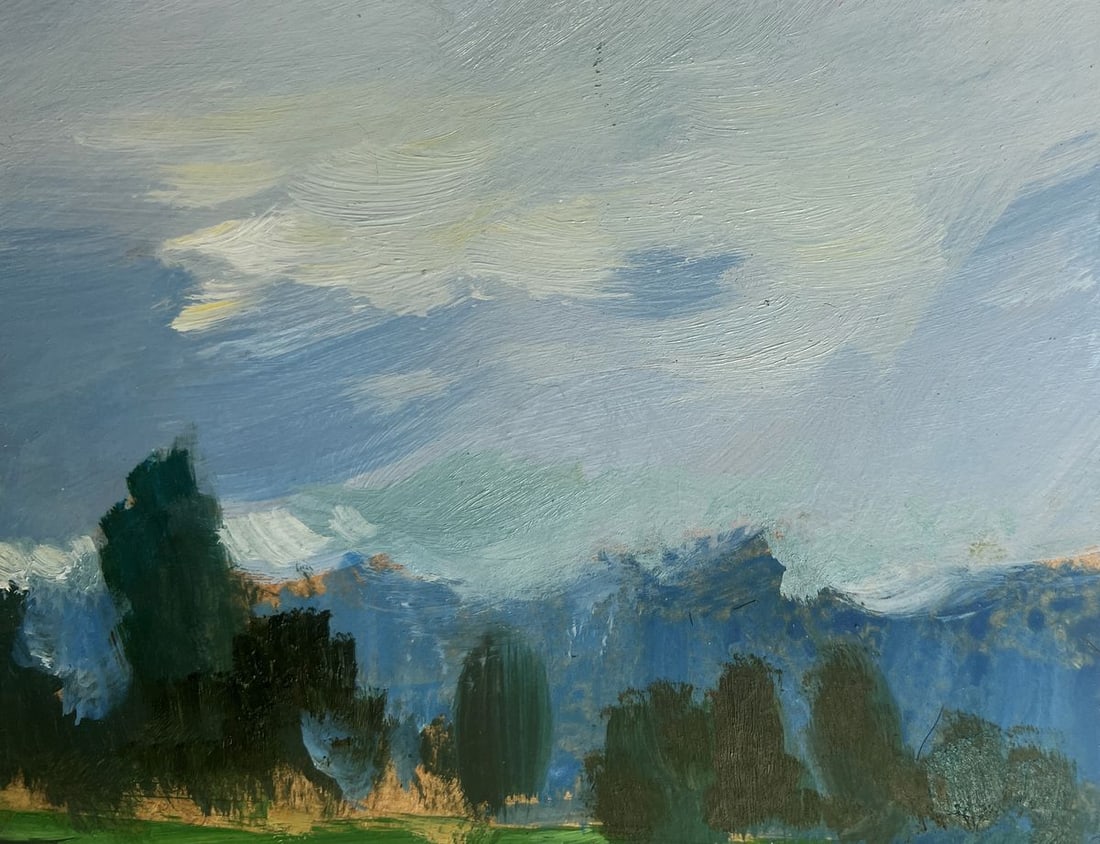 Oil painting Warm weather for fishing Yuriy Suprunchuk - 4