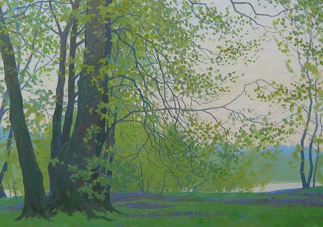 Oil painting April spring mood Valery Savenets - 6