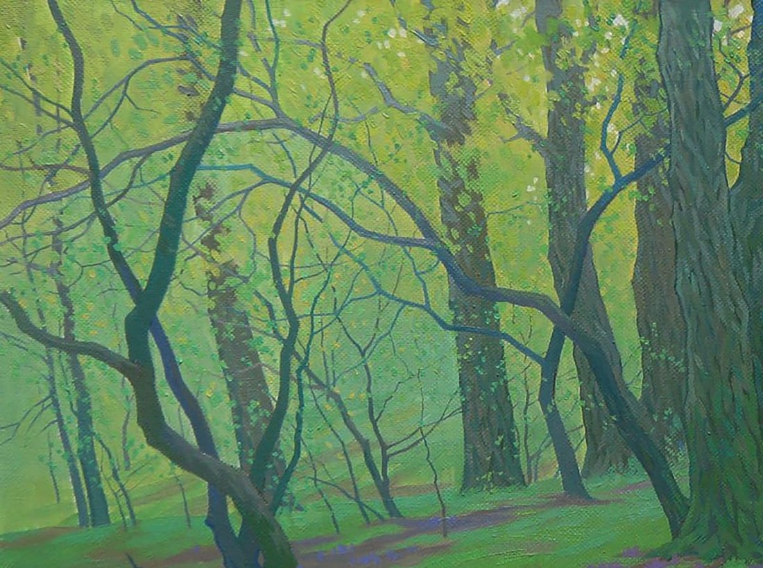 Oil painting Spring thickets Valery Savenets - 4